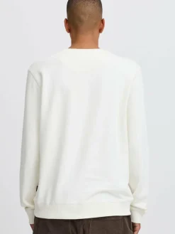 BLEND Sweatshirts & Sweatjacken<Herren Sweatshirt weiß bedruckt