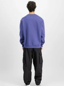 Alpha Industries Sweatshirts & Sweatjacken<Herren Sweatshirt purple bedruckt