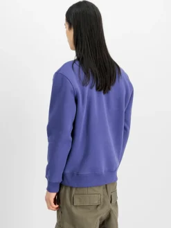 Alpha Industries Sweatshirts & Sweatjacken<Herren Sweatshirt purple bedruckt