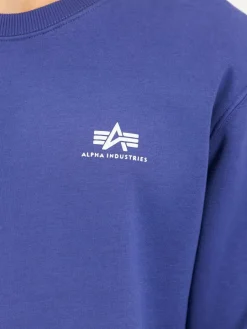 Alpha Industries Sweatshirts & Sweatjacken<Herren Sweatshirt purple bedruckt