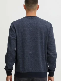 BLEND Sweatshirts & Sweatjacken<Herren Sweatshirt blau meliert