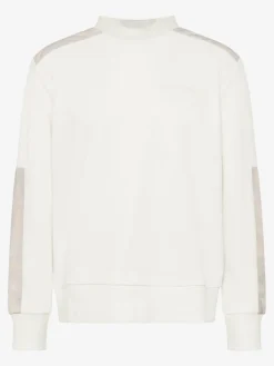 Carlo Colucci Sweatshirts & Sweatjacken<Herren Sweatshirt - Dapunt weiß bedruckt