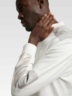 Carlo Colucci Sweatshirts & Sweatjacken<Herren Sweatshirt - Dapunt weiß bedruckt