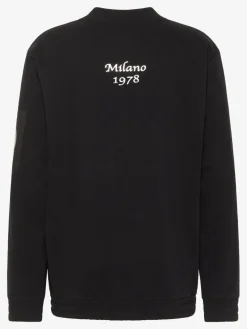 Carlo Colucci Sweatshirts & Sweatjacken<Herren Sweatshirt - Di Stasio schwarz gemustert