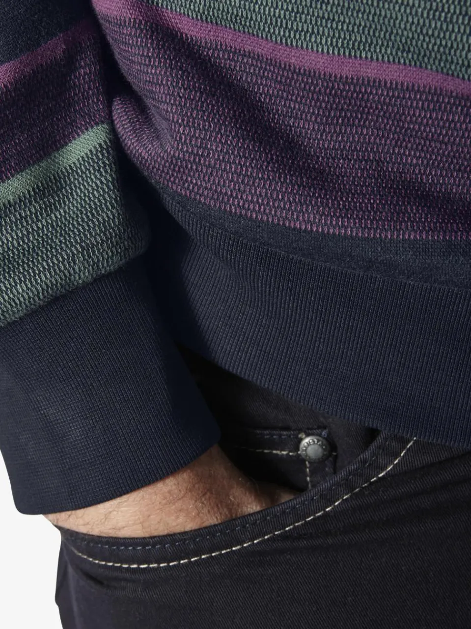 BABISTA Sweatshirts & Sweatjacken<Herren Sweatshirt - ALFOBENI lila gestreift