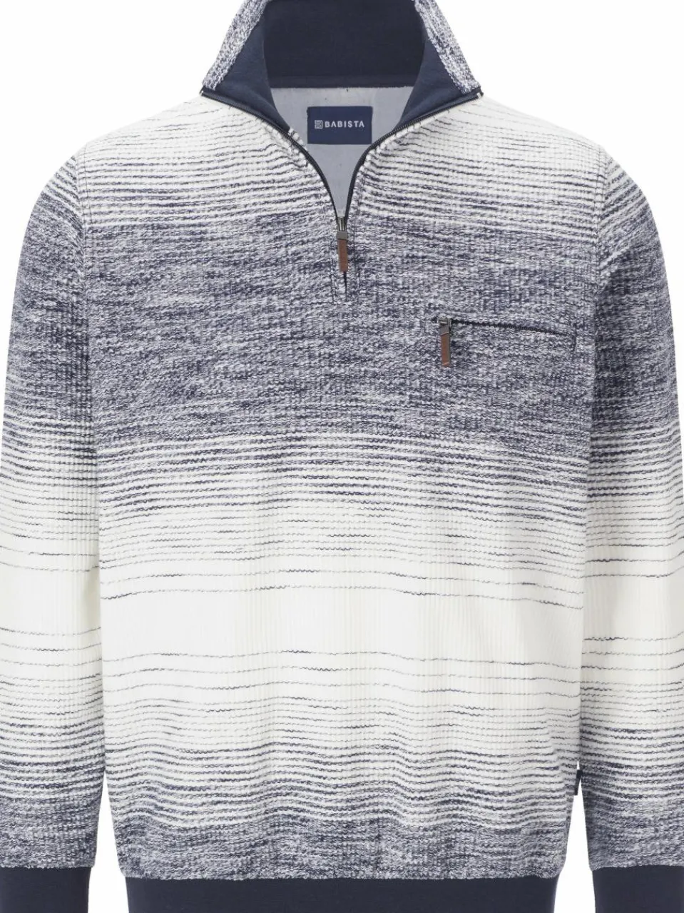 BABISTA Sweatshirts & Sweatjacken<Herren Sweatshirt - BENTILAGI blau melange bedruckt