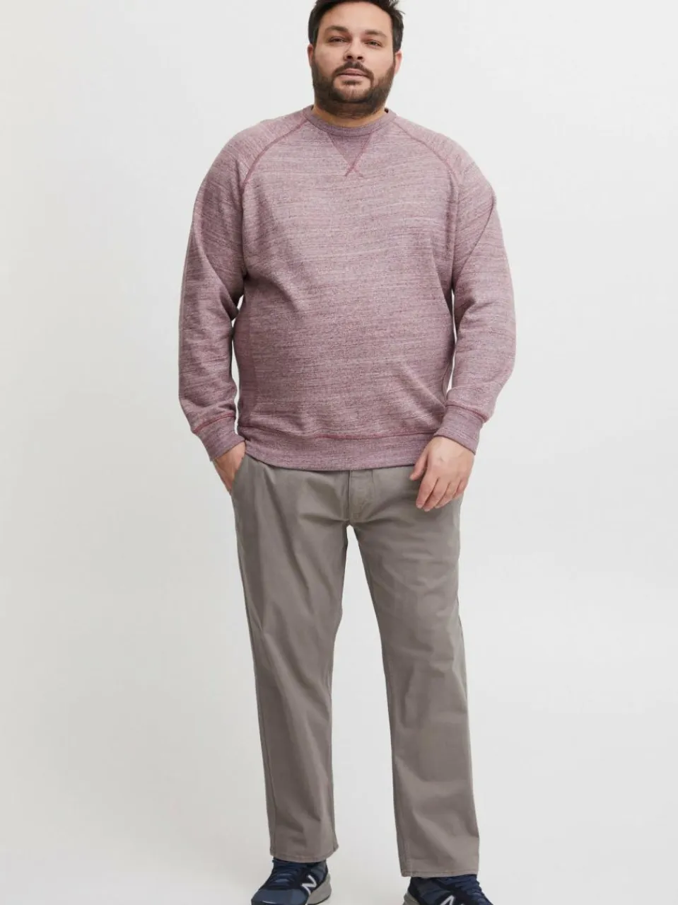 BLEND Sweatshirts & Sweatjacken<Herren Sweatshirt - BHAlton BT rot meliert