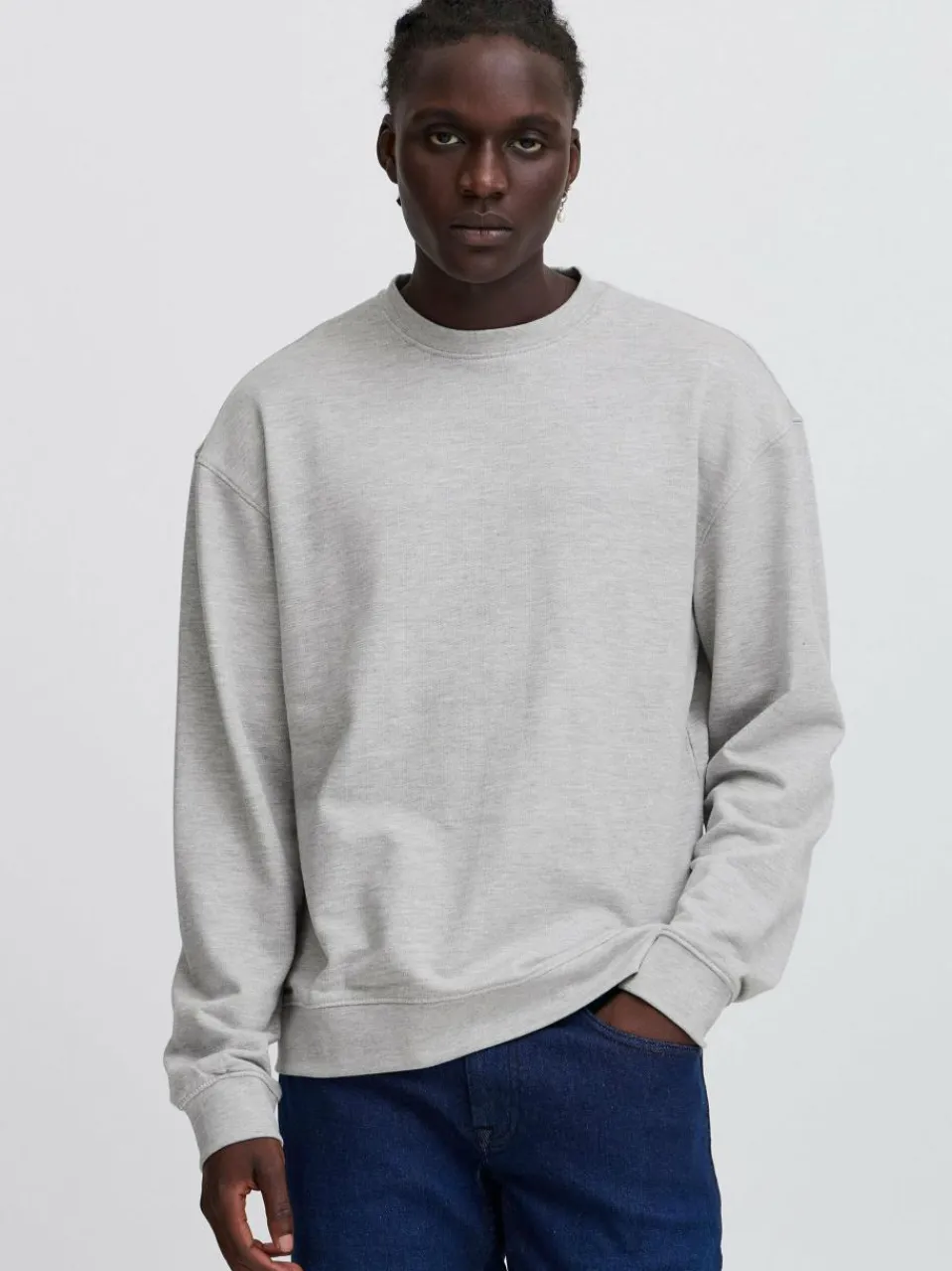 BLEND Sweatshirts & Sweatjacken<Herren Sweatshirt - BHBRODY grau uni