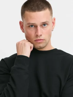 BLEND Sweatshirts & Sweatjacken<Herren Sweatshirt - BHBRODY schwarz uni