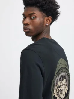 BLEND Sweatshirts & Sweatjacken<Herren Sweatshirt - BHSWEATSHIRT schwarz bedruckt