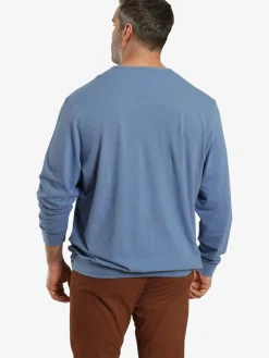Charles Colby Sweatshirts & Sweatjacken<Herren Sweatshirt - EARL QUILLANS blau uni