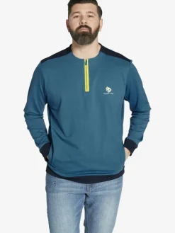 Charles Colby Sweatshirts & Sweatjacken<Herren Sweatshirt - EARL TORIN blau gemustert