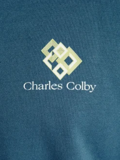 Charles Colby Sweatshirts & Sweatjacken<Herren Sweatshirt - EARL TORIN blau gemustert