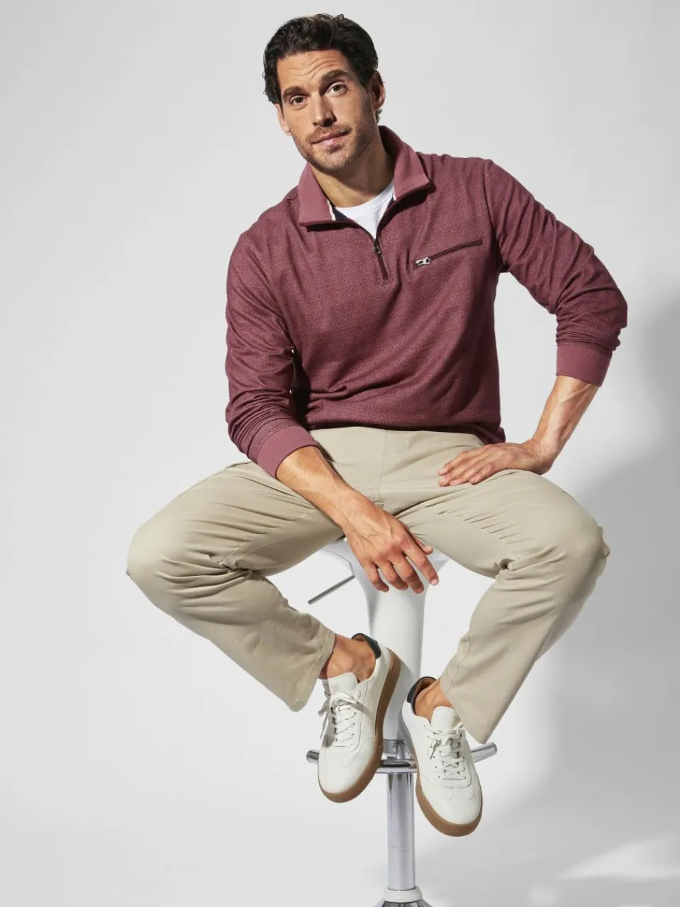 Herren BABISTA Sweatshirts & Sweatjacken>Herren Sweatshirt - ELANDOR