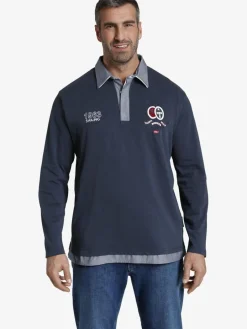 Jan Vanderstorm Sweatshirts & Sweatjacken<Herren Sweatshirt - FENNO blau bedruckt