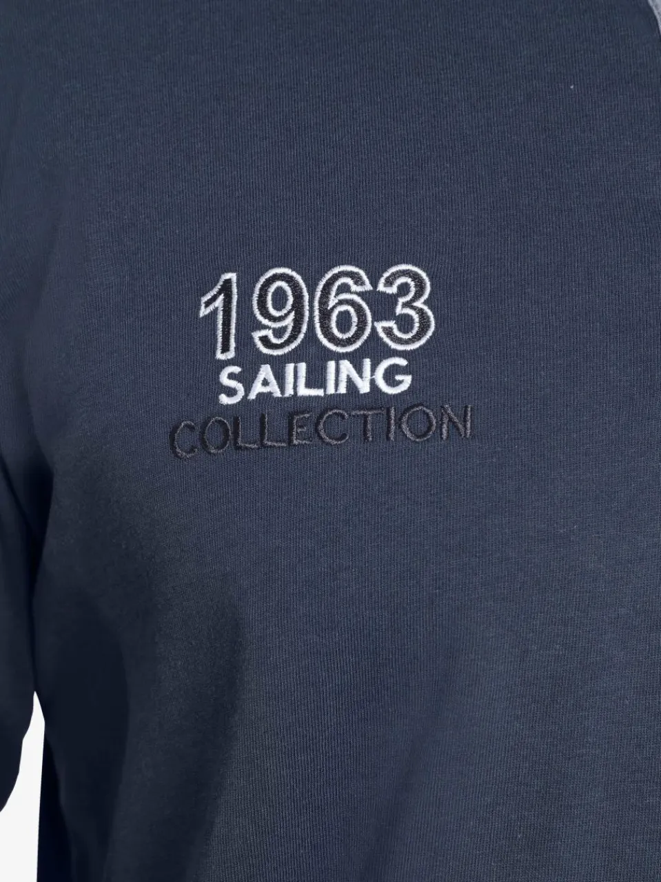 Jan Vanderstorm Sweatshirts & Sweatjacken<Herren Sweatshirt - FENNO blau bedruckt