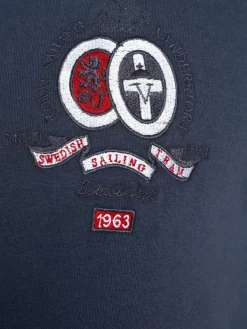 Jan Vanderstorm Sweatshirts & Sweatjacken<Herren Sweatshirt - FENNO blau bedruckt