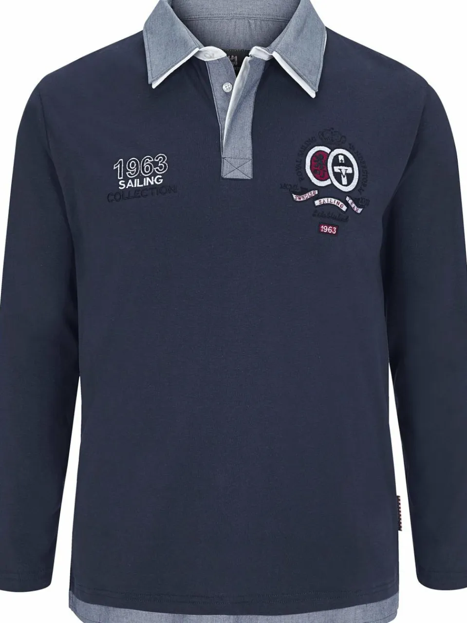 Jan Vanderstorm Sweatshirts & Sweatjacken<Herren Sweatshirt - FENNO blau bedruckt