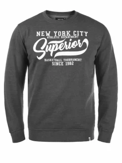 Indicode Sweatshirts & Sweatjacken<Herren Sweatshirt - IDGalilero grau bedruckt