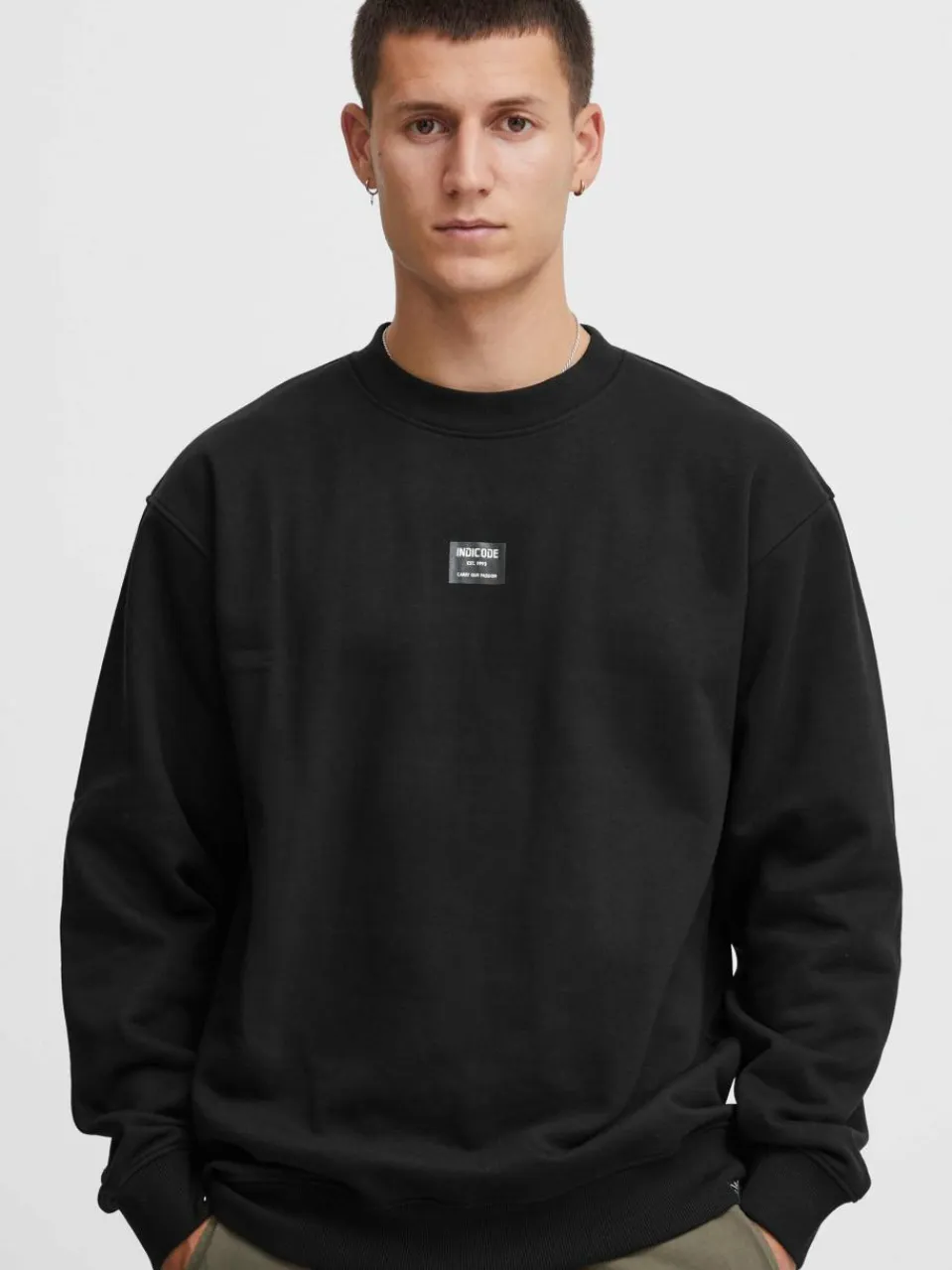 Indicode Sweatshirts & Sweatjacken<Herren Sweatshirt - IDJolk schwarz uni