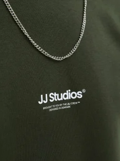 Jack & Jones Sweatshirts & Sweatjacken<Herren Sweatshirt - JJEsoho oliv uni