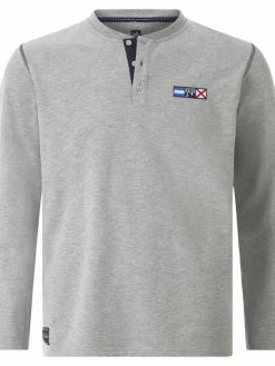 Jan Vanderstorm Sweatshirts & Sweatjacken<Herren Sweatshirt - JORNSEN grau melange uni