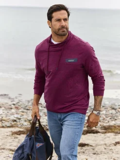 Jan Vanderstorm Sweatshirts & Sweatjacken<Herren Sweatshirt - KERVIK aubergine meliert