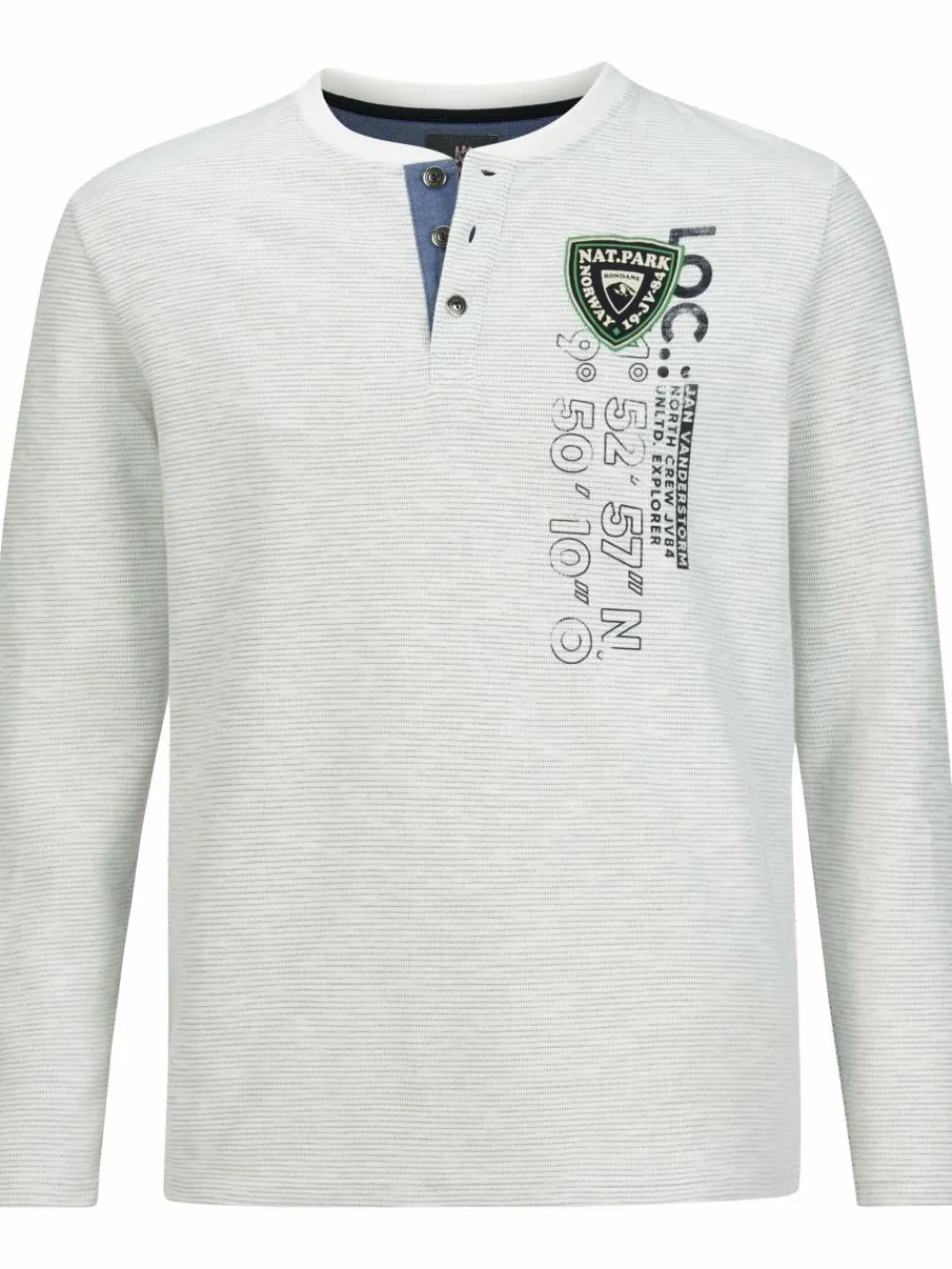 Jan Vanderstorm Sweatshirts & Sweatjacken<Herren Sweatshirt - REGINALD vanille bedruckt