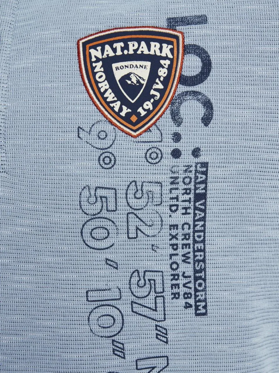 Jan Vanderstorm Sweatshirts & Sweatjacken<Herren Sweatshirt - REGINALD blau bedruckt