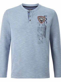 Jan Vanderstorm Sweatshirts & Sweatjacken<Herren Sweatshirt - REGINALD blau bedruckt