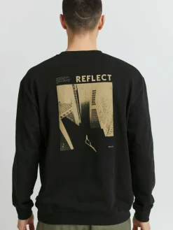 Solid Sweatshirts & Sweatjacken<Herren Sweatshirt - SDBellamy schwarz bedruckt