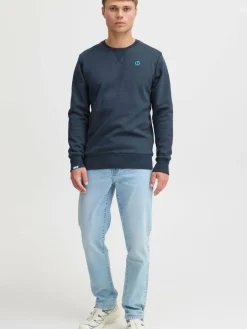 Solid Sweatshirts & Sweatjacken<Herren Sweatshirt - SDBenn blau uni