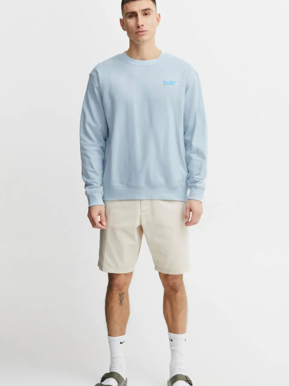 Solid Sweatshirts & Sweatjacken<Herren Sweatshirt - SDEmanuel blau uni