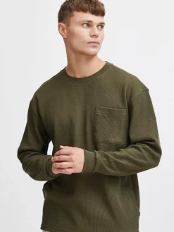 Solid Sweatshirts & Sweatjacken<Herren Sweatshirt - SDHalwest grün uni