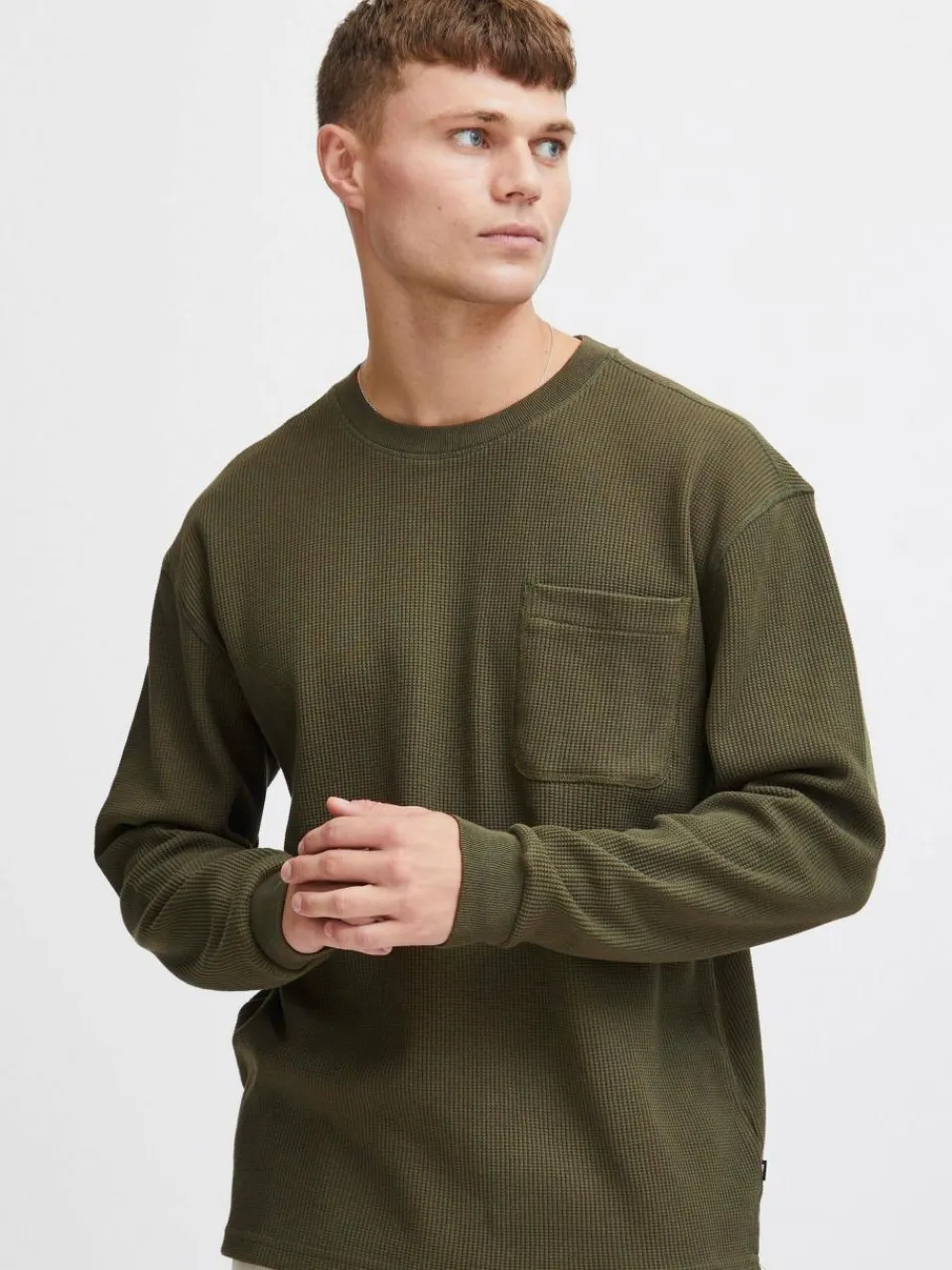 Solid Sweatshirts & Sweatjacken<Herren Sweatshirt - SDHalwest grün uni