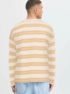 Solid Sweatshirts & Sweatjacken<Herren Sweatshirt - SDPEACE beige gestreift