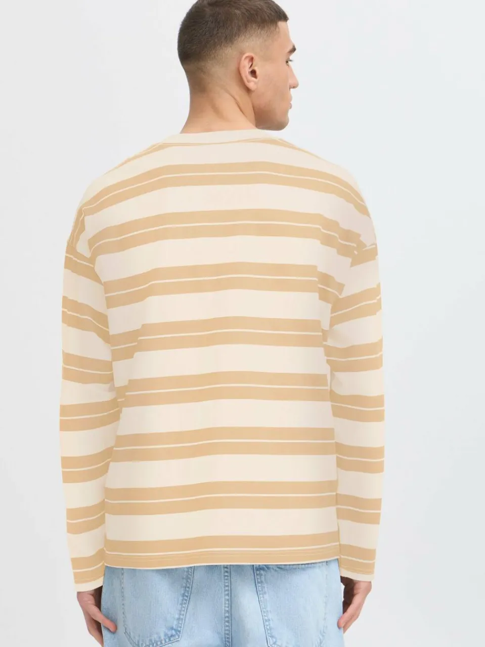 Solid Sweatshirts & Sweatjacken<Herren Sweatshirt - SDPEACE beige gestreift