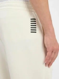 EA7 Emporio Armani Hosen<Herren Sweatshorts weiß uni