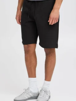 BLEND Hosen<Herren Sweatshorts - BHCASPER schwarz strukturiert