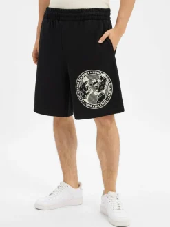 HUGO Hosen<Herren Sweatshorts - Dubox schwarz uni