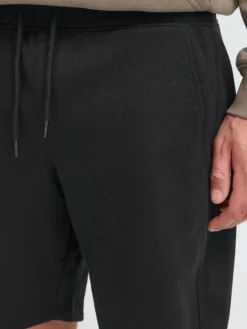 Solid Hosen<Herren Sweatshorts - SDAIGULU schwarz uni