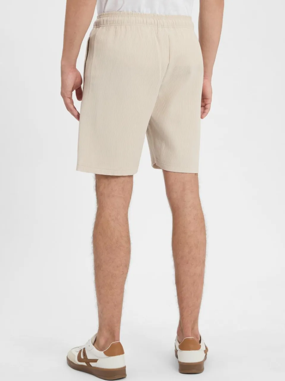 PEGADOR Hosen<Herren Sweatshorts - Troy beige strukturiert