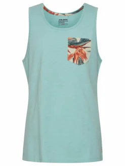 BLEND Shirts<Herren Tanktop blau gemustert