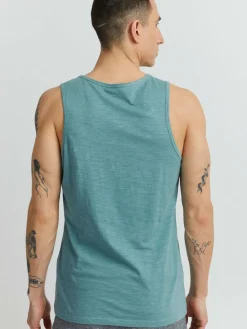 BLEND Shirts<Herren Tanktop blau gemustert