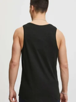 BLEND Shirts<Herren Tanktop - BHElei schwarz gemustert
