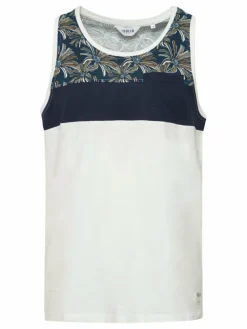 Solid Shirts<Herren Tanktop - SDFlo blau gemustert