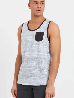 Solid Shirts<Herren Tanktop - SDImbre schwarz gemustert