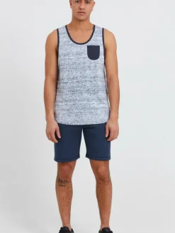 Solid Shirts<Herren Tanktop - SDImbre blau gemustert