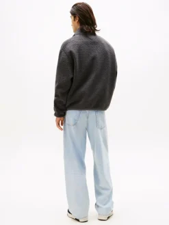 Tommy Jeans Sweatshirts & Sweatjacken<Herren Teddyjacke anthrazit uni