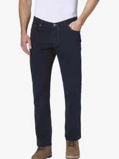 Jan Vanderstorm Hosen<Herren Tiefbundhose - TORDEGAN blau uni